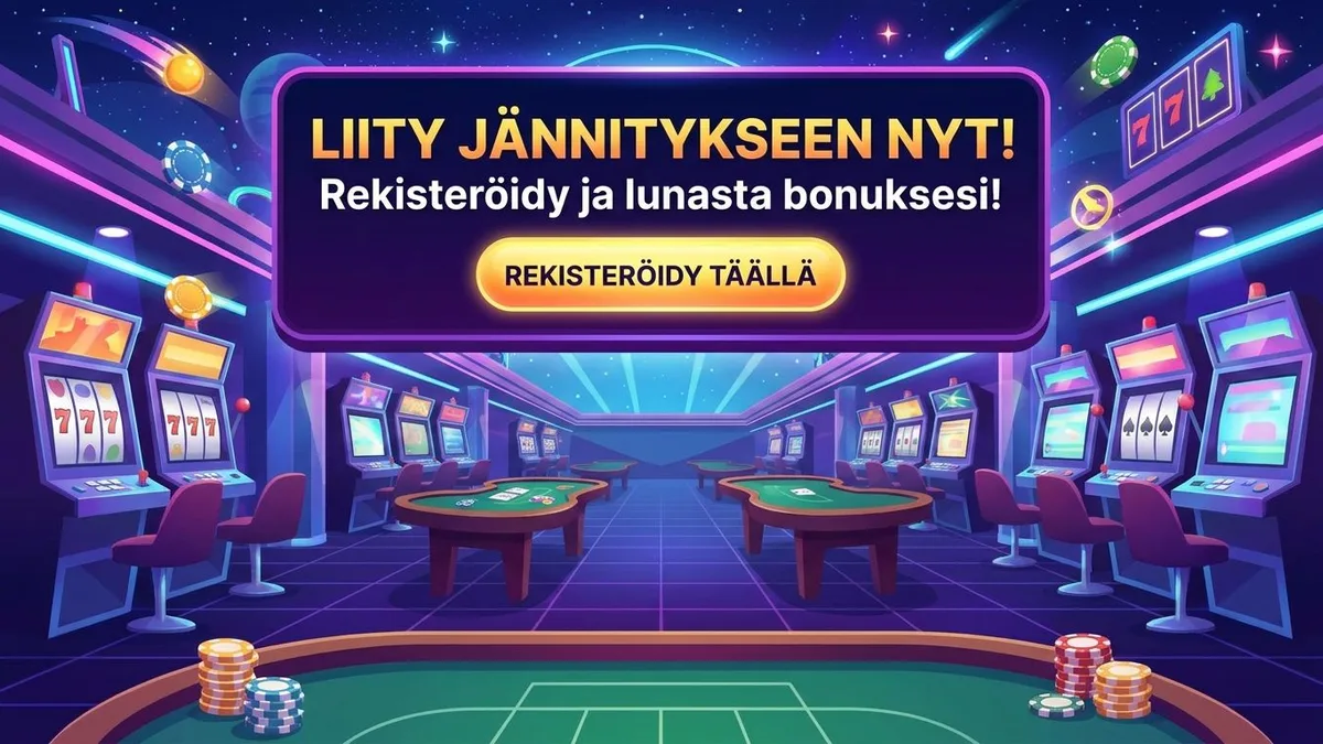 Rekisteröidy bonuksen kanssa